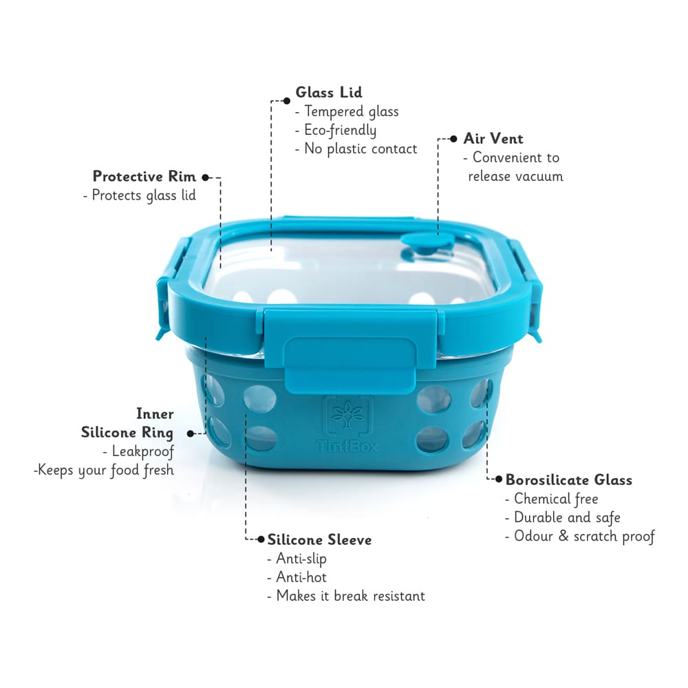 Set of 2 GlassUp ( 500ml ) Lunch Box