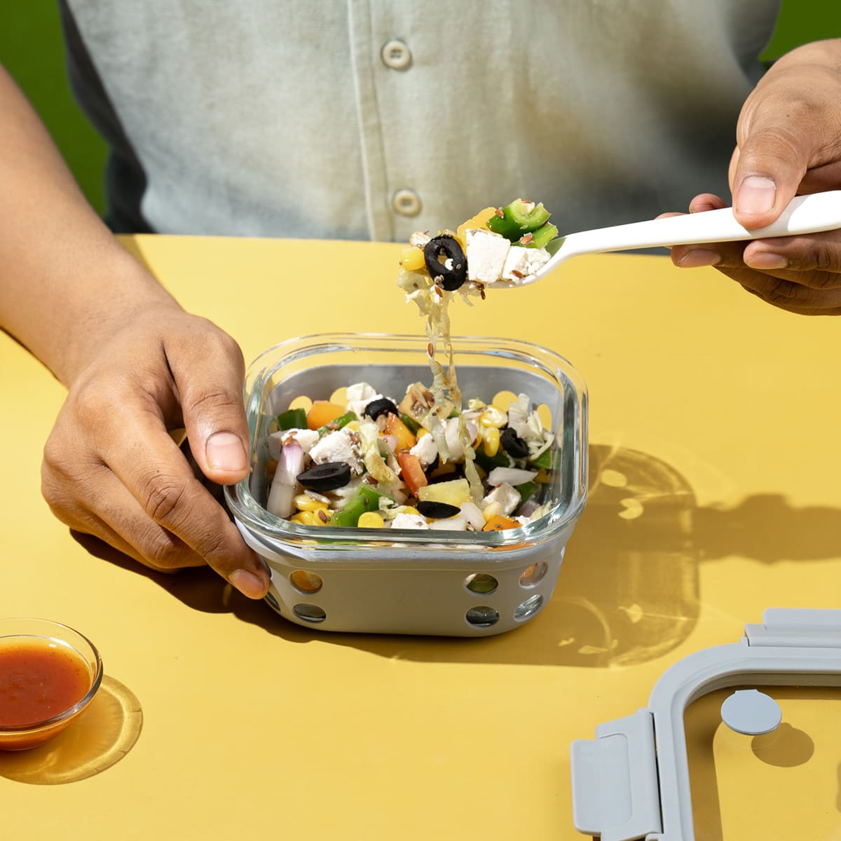 Set of 2 GlassUp ( 500ml ) Lunch Box