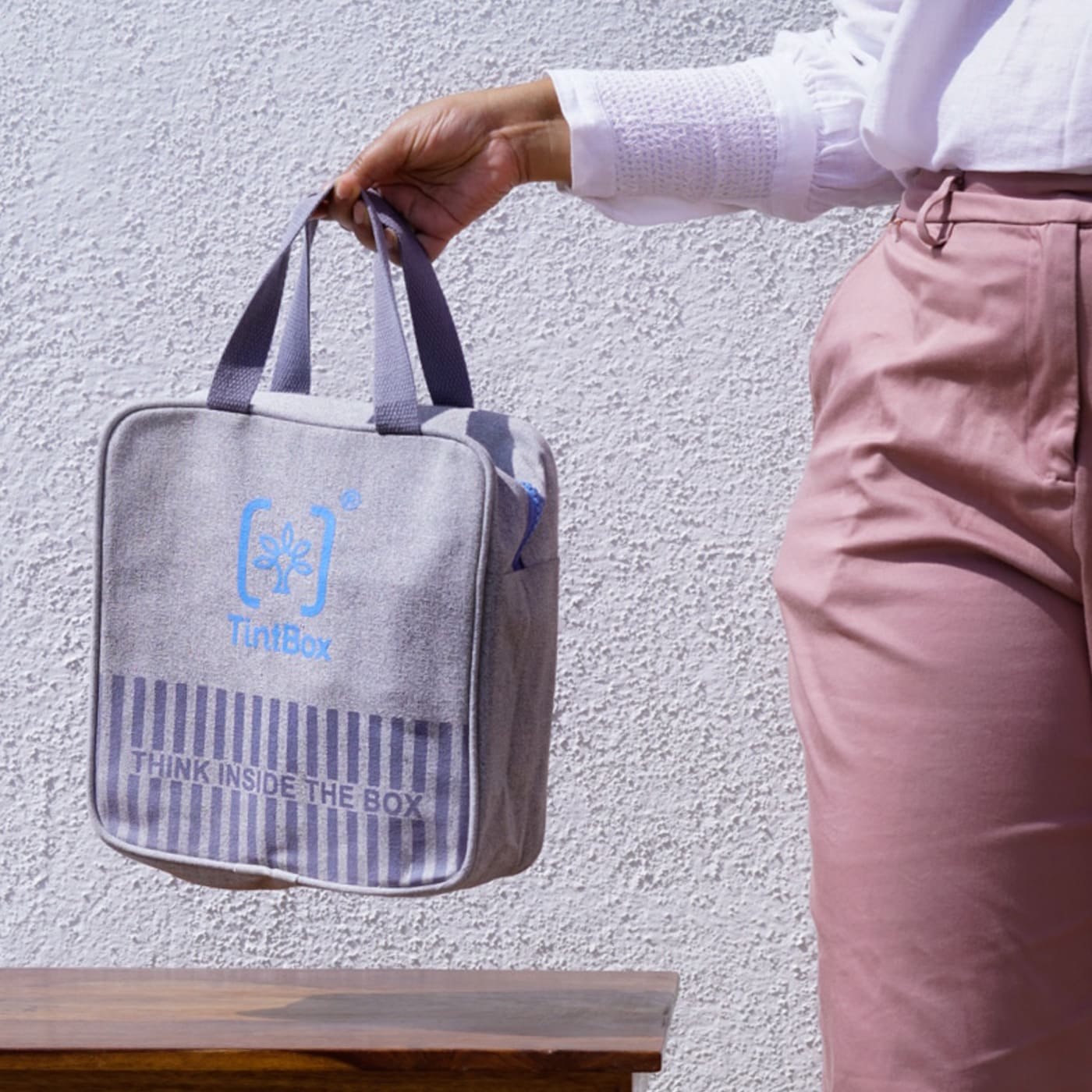 Tintbox Cool, Canvas, Eco-Friendly Lunch Bag For Office