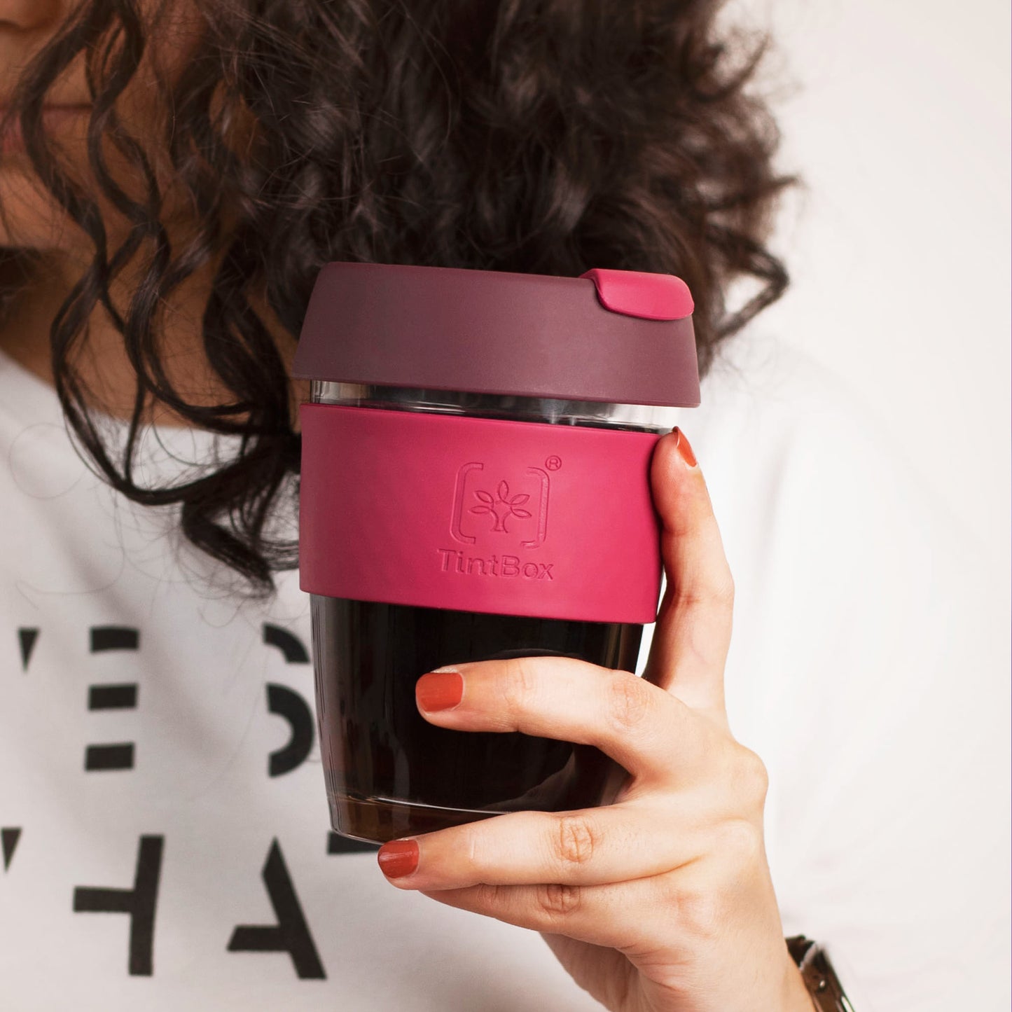 TintCup Borosilicate Glass Coffee Cup Couple Combo