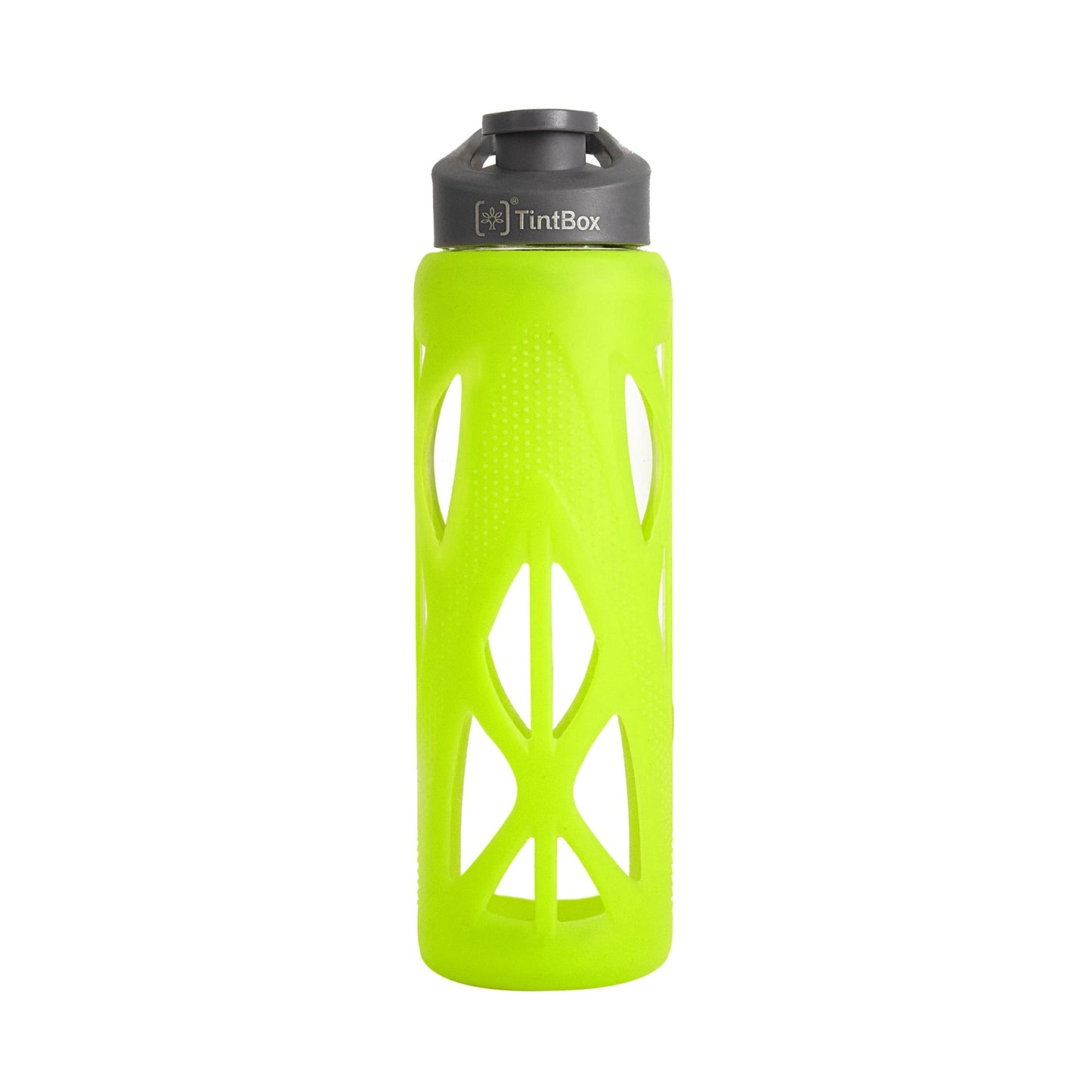 Borosilicate Glass Bottle with Protective Silicone Sleeve, 750 ml