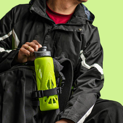 Borosilicate Glass Bottle with Protective Silicone Sleeve, 750 ml