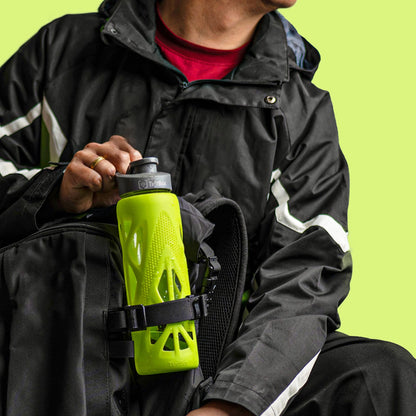 Borosilicate Glass Water Bottle with Protective Silicone Sleeve, 750 ml