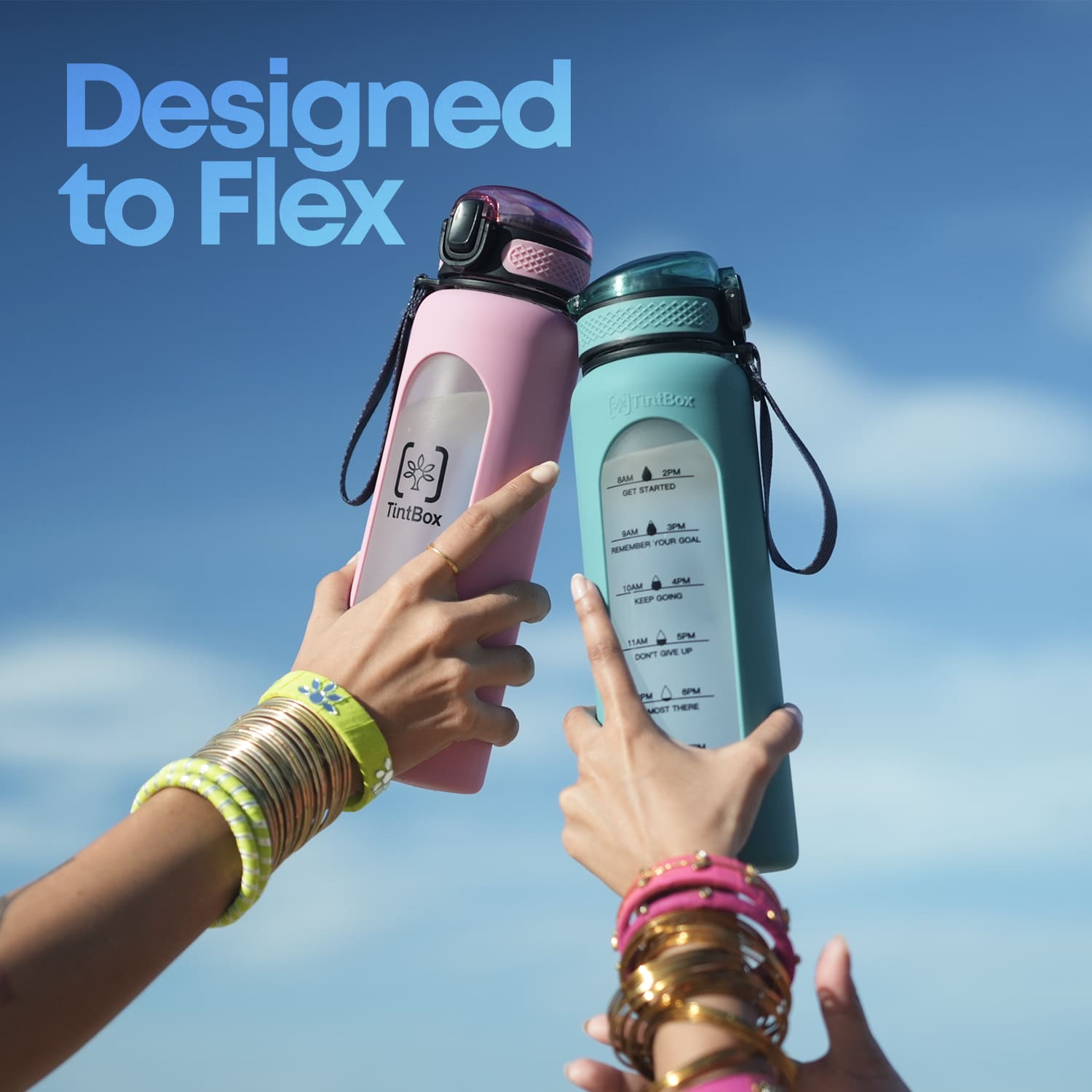 Stylish Glass Water Bottle, Glass Sipper 1 litre