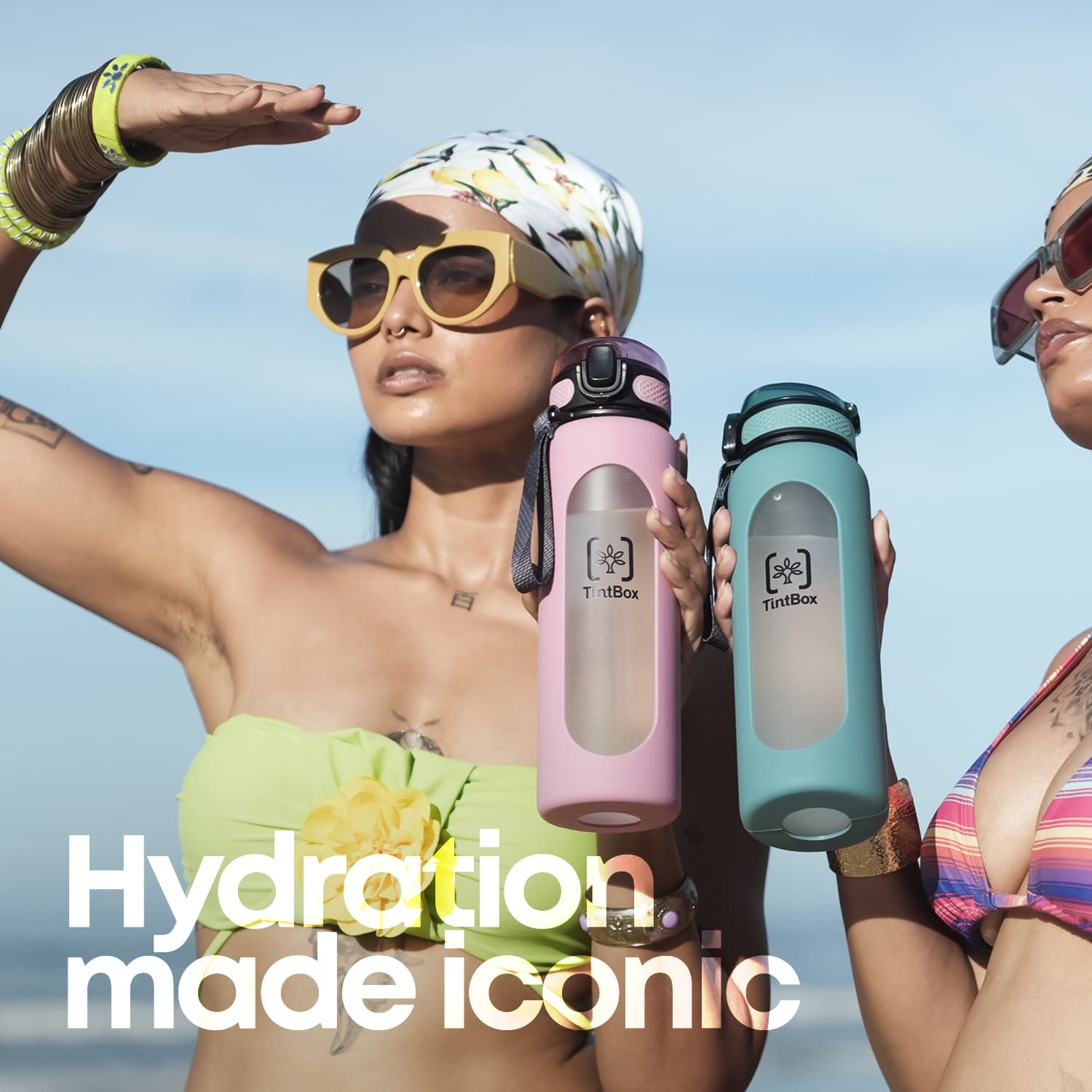 Glass Water Bottle 1 Litre, Glass Sipper 1L, Glass Bottle