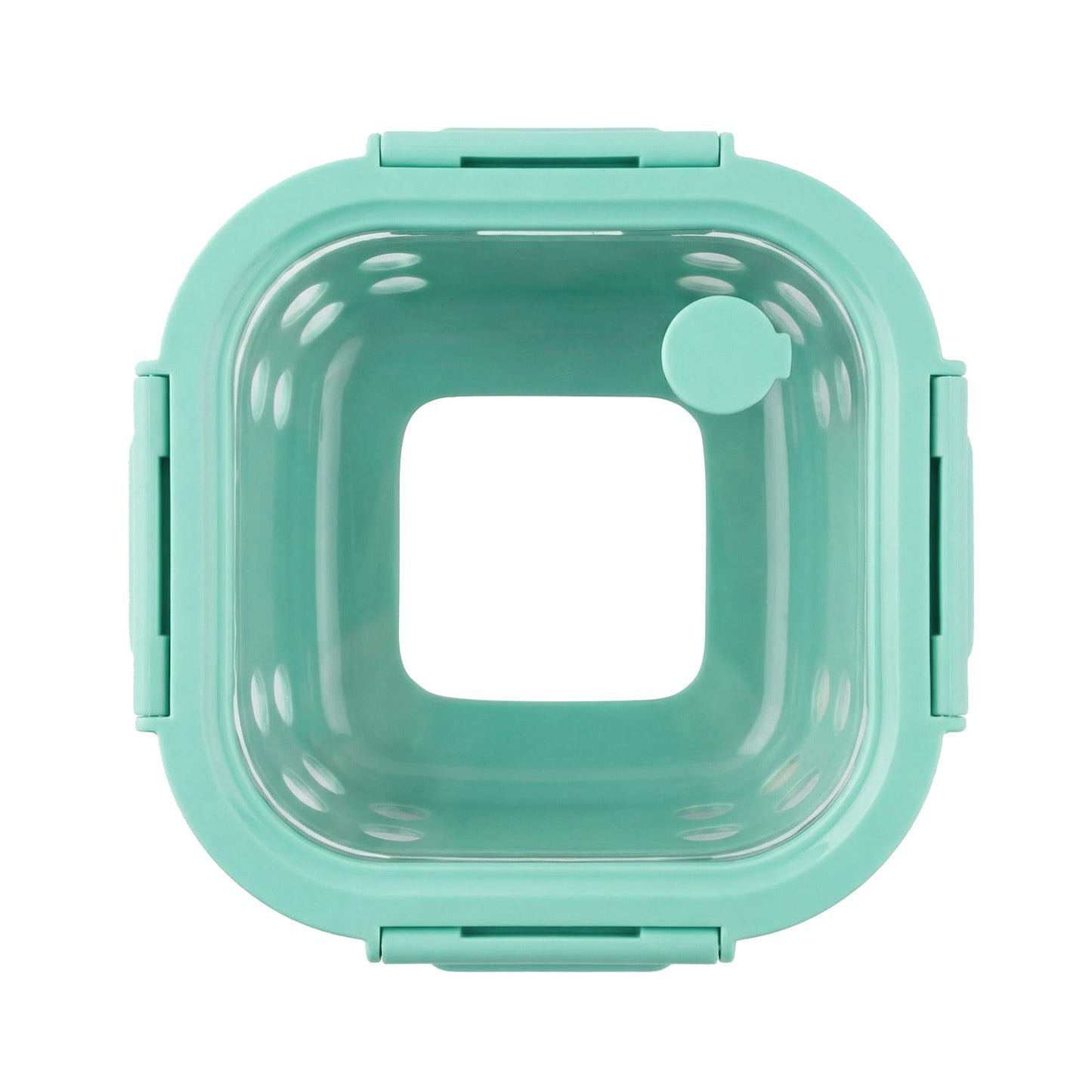 Customized GlassUp 500 ml Borosilicate Glass Lunch Box with Glass Lid & Silicone Sleeve