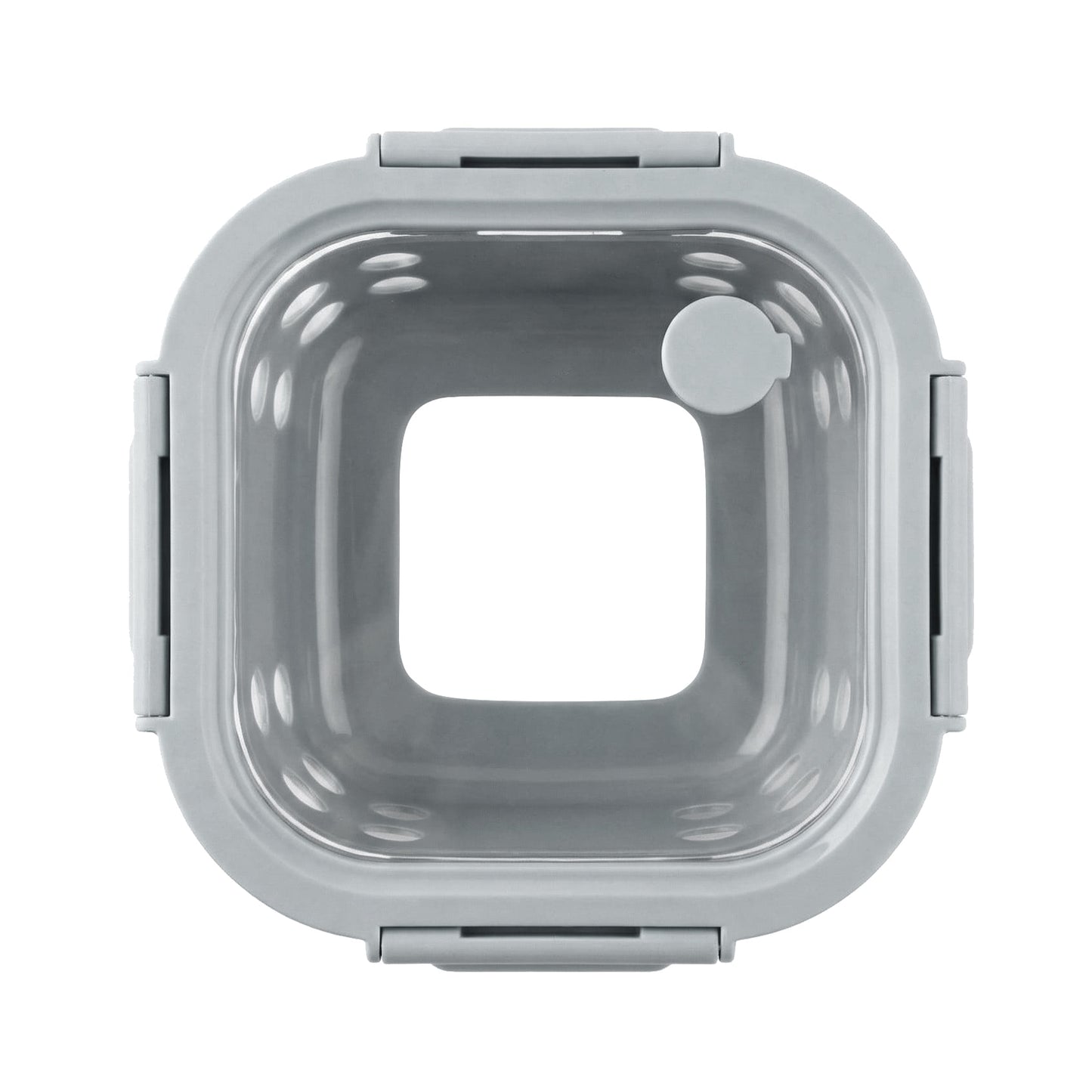 Customized GlassUp 500 ml Borosilicate Glass Lunch Box with Glass Lid & Silicone Sleeve