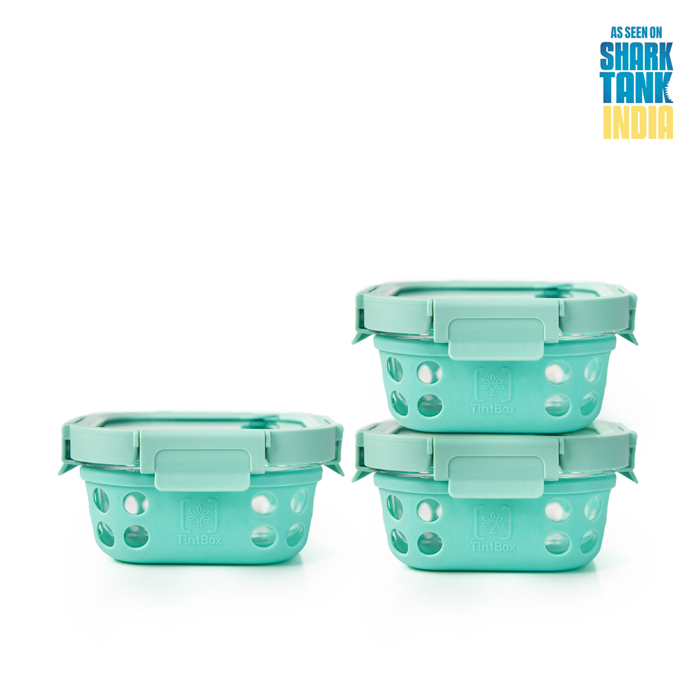 Set of 3 GlassUp ( 500ml ) Lunch Box
