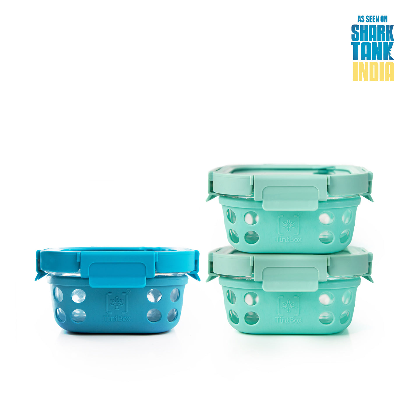 Set of 3 GlassUp ( 500ml ) Lunch Box